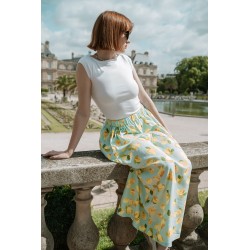 Jupe longue “Citrons d’Été”