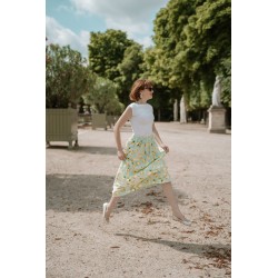 Jupe longue “Citrons d’Été”